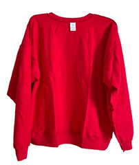 Hanes Unisex Ecosmart Crewneck Sweatshirt – 0P160 – 2XL DEEP RED 50%Cot./50%Poly