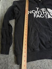 North Face Hoodie Mens Small Black Pullover Sweatshirt Outdoor Logo Spell Out