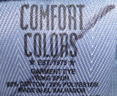 NEW “2nd Quality” Comfort Color Unisex Garment Dyed Crewneck Sweatshirt #1566