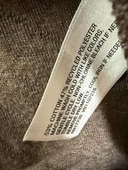 Goodfellow & Co Sweatshirt Mens Small Brown Quilted 1/4 Snap Mock Pullover NWT