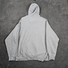 Triple Five Soul Gray Hoodie Pullover Spell Out Logo Casual Size L