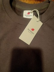Mens New Balance Made in USA Core Crewneck Sweatshirt SZ Large Dk Brown-red
