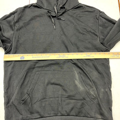 John’s Fashion Black Basic Long Sleeve Hoodie Men’s Size Large
