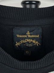 VIVIENNE WESTWOOD Sweatshirt ANGLOMANIA Big Orb Logo Black Men’s Size XS