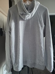 Pink Dolphin Heather Gray Hooded Sweatshirt Large (See Description)