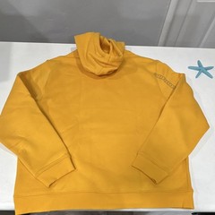 DSG Everyday Men’s Fleece Pullover Hoodie Yellow XL Regular Hooded Pockets