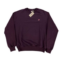 NEW New Balance Made In USA Core Mens Sweatshirt Plum Purple MT43541-PLN MISUA