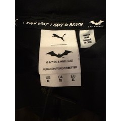 PUMA x The Batman Hoodie Mens XL Black DC Comics Graphic Sweatshirt 534724-01
