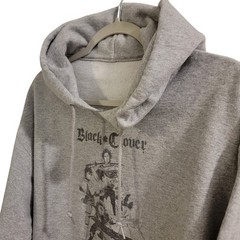 Black Clover Anime Gray Graphic Hoodie Asta Yuno Noelle Men’s L Unbranded