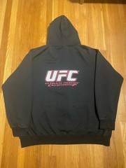 Arctic Wear UFC Logo Full Zip Fleece Hoodie w/ Pockets Black Men’s 2XL