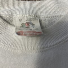 Vintage 1990 USPS Stamp Sweatshirt Sandy Hook Lighthouse New Jersey Medium