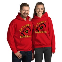 Go Taylor’s Boyfriend Football Chiefs Funny Unisex Hoodie S,M,L,XL,2X,3X,4X