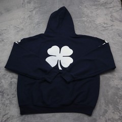 Gildan Jacket Mens L Blue Long Sleeve Front Pocket Heavy Blend Pullover Hoodie