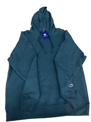 Champion Powerblend Fleece Hoodie, Size Medium, Metallic Tea