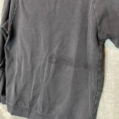 adidas Men Originals Trefoil Graphic Logo Active Faded Black Crew Sweatshirt M