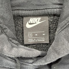 Nike Sportswear Club Fleece Hoodie Black White Futura Logo Mens M BV2973-010