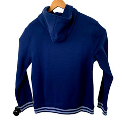 Hurley Hoodie Mens Sz Medium Blue Fleece Hooded Sweatshirt Logo Pullover NEW
