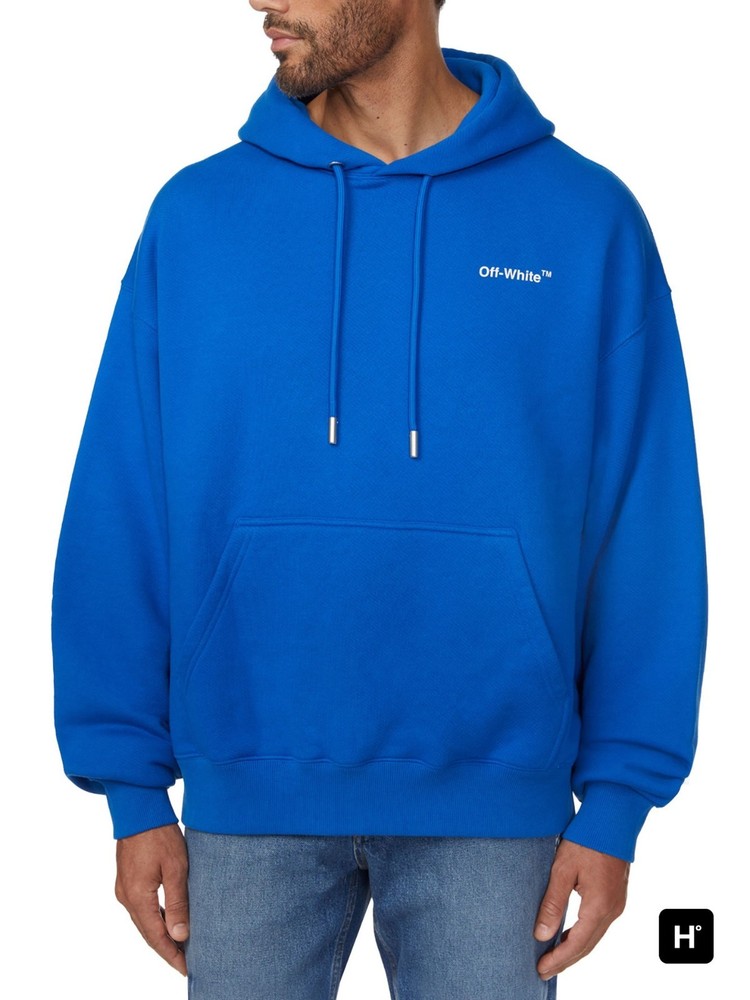 Off-White Costco Exclusive Men’s Pullover Hoodie Blue Brand New