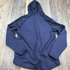 Under Armour Mens US Navy Midshipmen Camo 1/4 Zip Pullover Hoodie Blue Size L