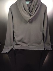 VIVIENNE WESTWOOD ORB-EMBROIDERED RIB-TRIMMED HOODIE-BLACK.