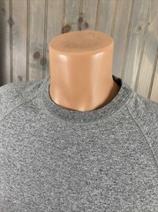 Retro Reverse Stitch Cotton Polyester Cotton Hanes Sweatshirt Sz Small Gray