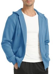 Men’s Sweat Jacket Full Zip Hoodies Spring Casual Lightweight Warm Sweatshirts