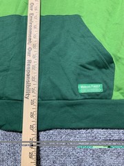 DC Comics Green Arrow Mens Size XL Green Full Zip Logo Hoodie NWT