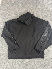 Supply And Demand Hoodie Mens XL Beaded Cross Shirt Black Streetwear Hip Hop N4