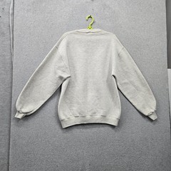 VINTAGE Russell Athletic Men Sweatshirt LT Gray Fleece Logo All Seasons 90s USA