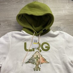 Lifted Research Group LRG Hoodie Mens Size Med White Streetwear Sweatshirt 🔥