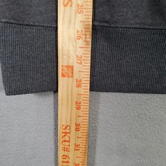 The North Face Hoodie Mens L Charcoal Gray Double Sided Logo Outdoor Hiking