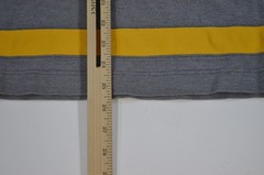 Vintage Gap 90’s Gold Yellow Green Gray Striped Shirt Pullover Sweatshirt Large