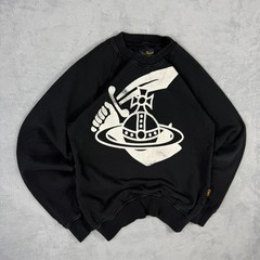 Vintage Vivienne Westwood 2000’s Y2K Anglomania Orb Black Size Small Sweatshirt