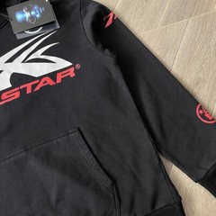 Hell Studios star Sport Hoodie logo wash sports men’s and women’s casual hoodie