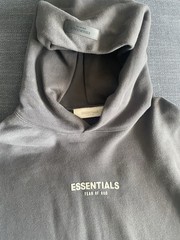 Fear Of God Essentials Relaxed Hoodie – ‘Iron’ : Men’s Large [AUTHENTIC – CLEAN]