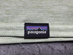 Patagonia Capilene Cool Daily Hoodie Mens XS Green Striped Lightweight Jersey