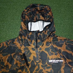 Back Down South Waffle Grid Hoodie CAMO Pullover Hooded Fleece Mens Medium