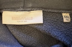 Essentials Fear of God Hoodie Mens 2XL Black Gray 1977 Iron Sweater Streetwear