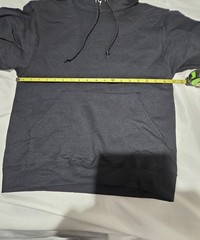Jerzees NuBlend Hoodie Mens Small Black Pullover Hooded Sweatshirt