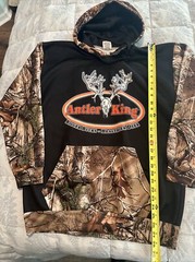 Antler king M camouflage microfiber hoodie