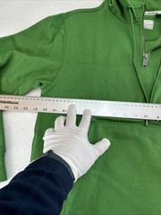 John Deere Hoodie Men’s Quarter Zip Heavyweight Sweatshirt Green Size Small NWT