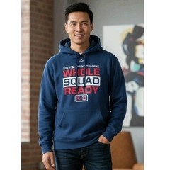 Y2K Majestic MLB Hoodie Mens Sz M Whole Squad Ready Medium 2019 Spring Training
