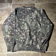 Bear River Men’s XL Multicolor Camo Pullover Sweatshirt Crewneck Fleece