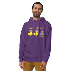 Duck, Duck, Gray Duck Minnesota Unisex Hoodie S,M,L,XL,2X,3X