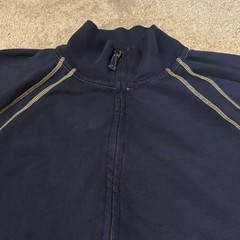 Lucky Brand Vintage Inspired Men’s Blue Full Zip Sweatshirt Size XL Pockets