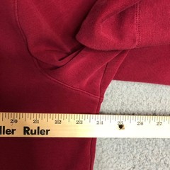 Banana Republic Sweatshirt Mens XL Pullover Long Sleeve Red Plum 1/4 Zip