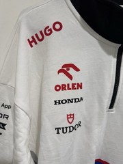 NEW Hugo Boss 2XL Red Bull RB Cotton Terry Zip Neck Fanwear Branding Formula 1