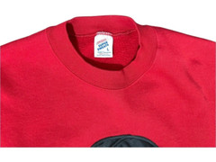 Vtg Jerzees Super Sweats L McCreary Racing Tires Puff Letter Crewneck Sweatshirt