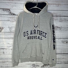 Vintage Y2K Champion United States US Air Force USAF Pullover Hoodie Men’s Small