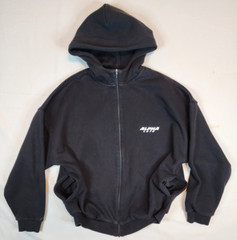 Alphalete Hoodie Black Gym Powerlift Train Athletic Weight Lift Size Medium M